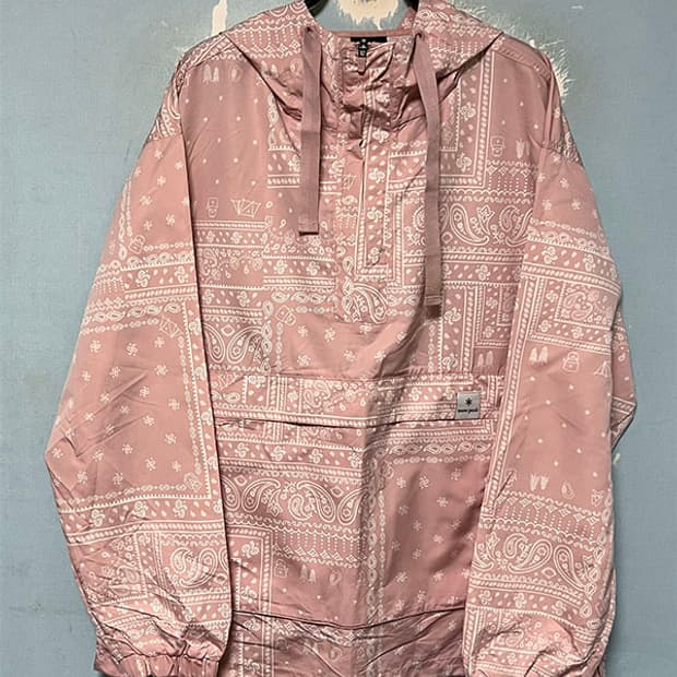 스노우피크 페이즐리 반집업 아노락 춘추 새상품 L 100