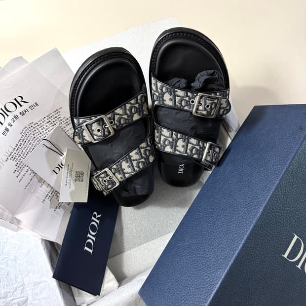 [백화점판/41]디올 오블리크 아쿠아 샌들 / 슬리퍼