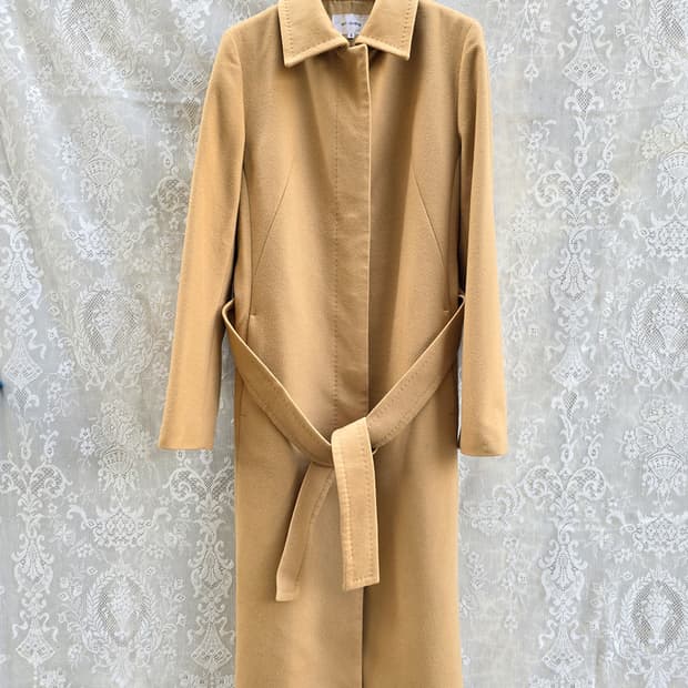 일본산 캐시미어 100% 미니멀 코트