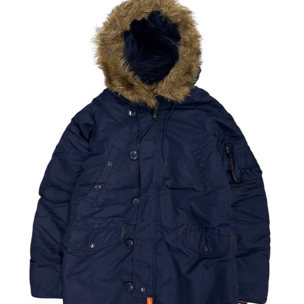 알파인더스트리 N3B 야상 네이비 (S~L)