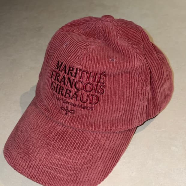 마리떼 코듀로이 볼캡 모자