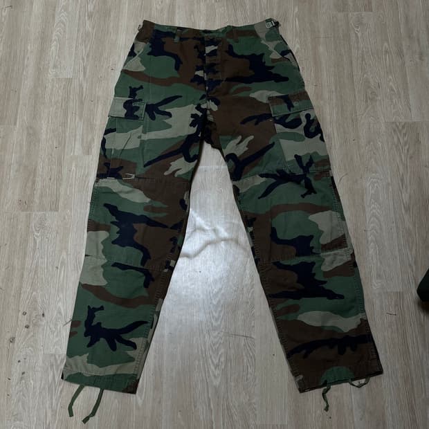 미국 육군 우드랜드 카모플라쥬 BDU 팬츠 M/95