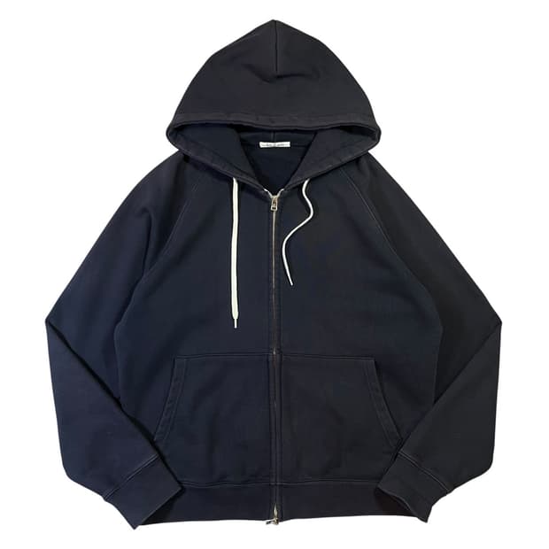 아트 이프 액츠 워시드 헤비 후드 집업