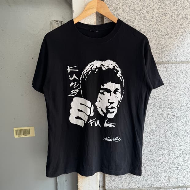 VTG JPN 브루스 리 홈보이 로고 반팔티