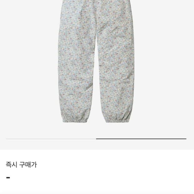(구해요 L사이즈) 슈프림 웜업 팬츠 플라워 구매희망해요