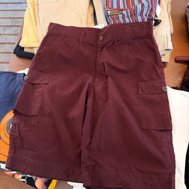  MAD HECTIC 일본 우라하라 립스탑 밀리터리 카고팬츠 XL 34