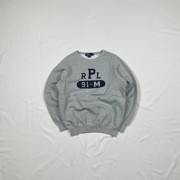 90‘s 91년도 폴로랄프로렌 rpl 빅로고 맨투맨