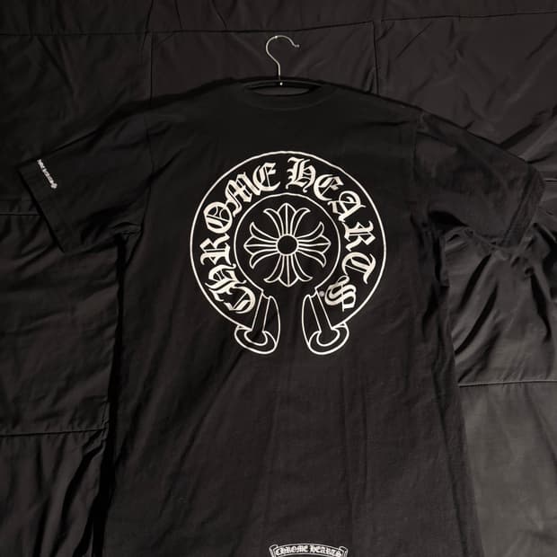 (M)크롬하츠 말발굽 홀스슈 포켓 반팔티