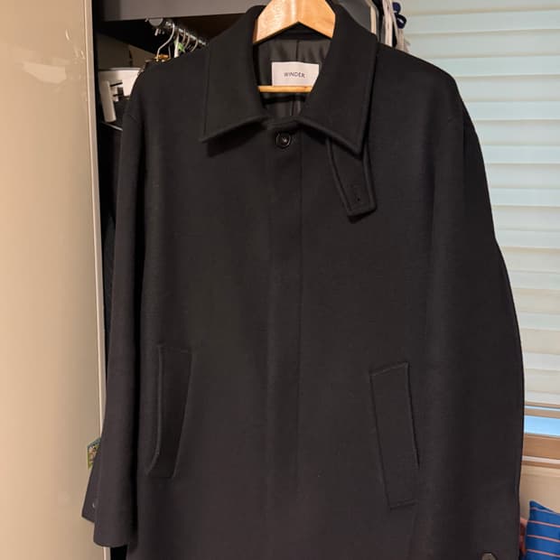 L) 윈더 본디드 울 하프 코트