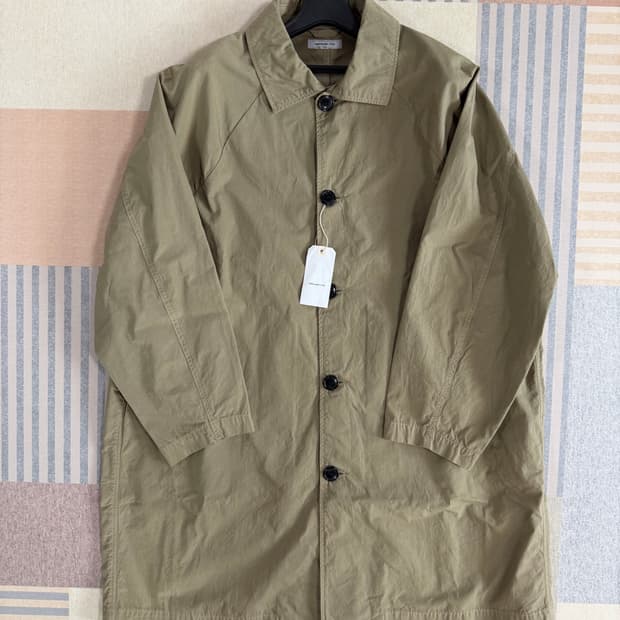 오디너리핏츠 Ordinary fits 코튼 델리 코트 카키