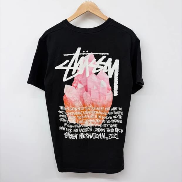 스투시 리플렉션 코튼 반팔 티셔츠 PN9918