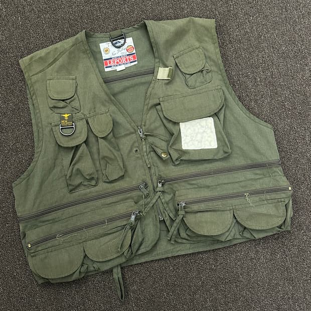 OS)LEPORTS 빈티지 피싱 베스트