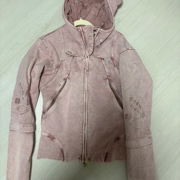 미스치프 워싱 후드집업 