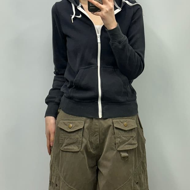 나이키 신형 블랙 후드집업