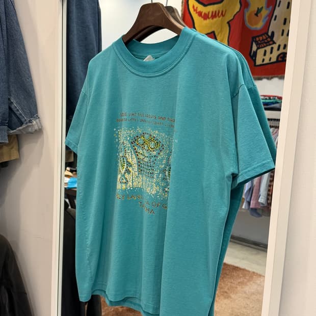 90-00s Vtg 빈티지 아즈텍 반팔 티셔츠