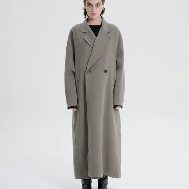 트리밍버드 Handmade) Wide Long Coat