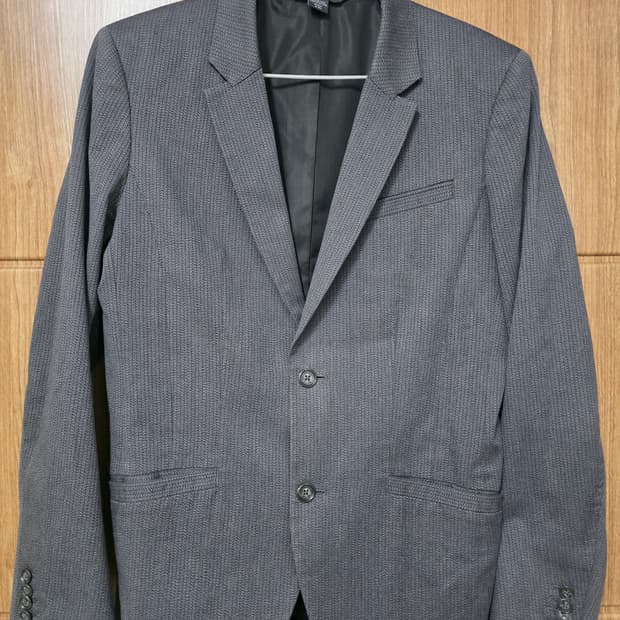 아르마니 익스체인지 헤링본 코튼 자켓 블레이저 38사이즈