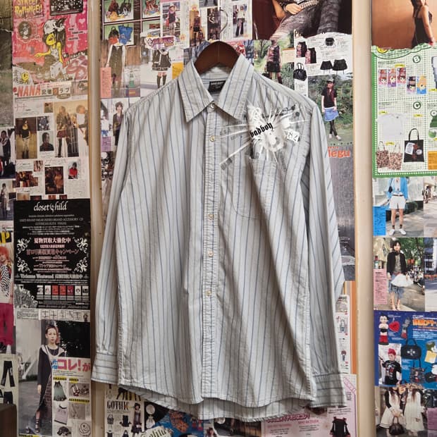 JPN 배드보이 스트라이프 셔츠