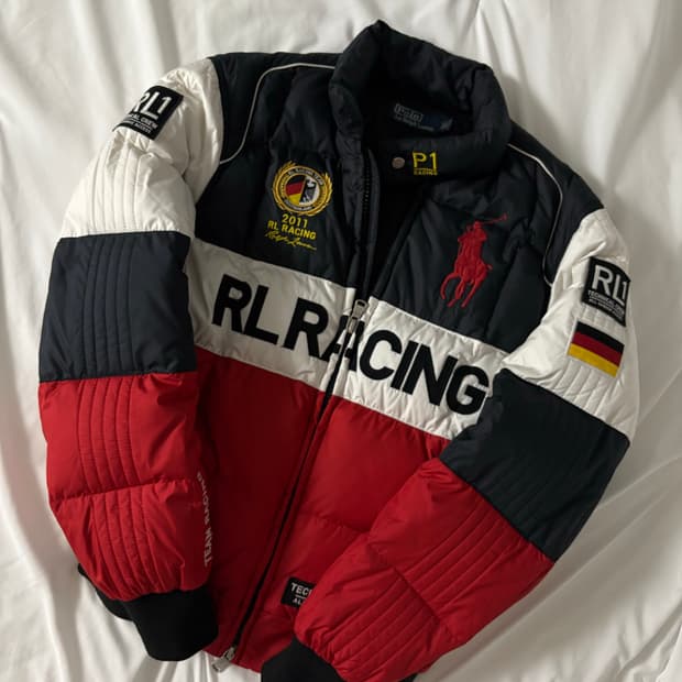 폴로 빅포니 레이싱 패딩 L