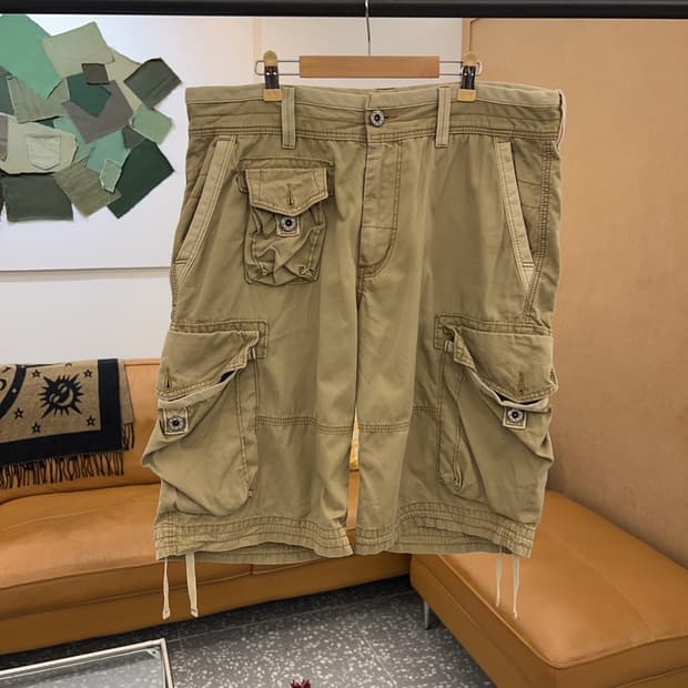 빈티지 멀티포켓 카고팬츠 반바지 XL C04991 