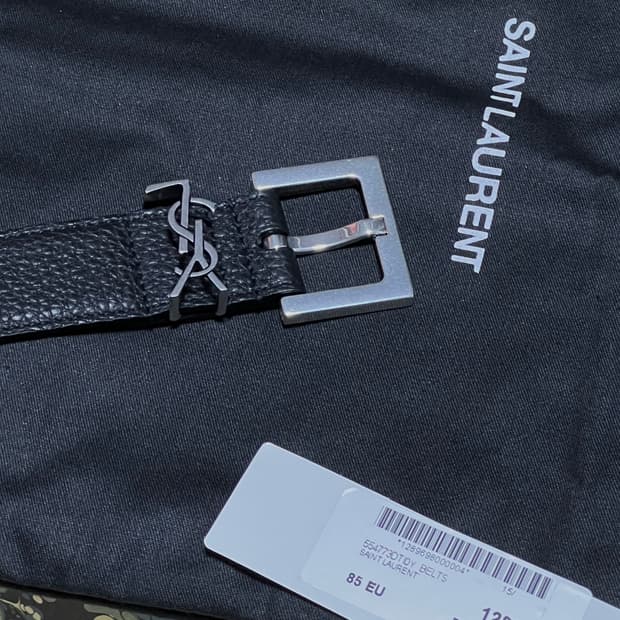 85사이즈 ysl 생로랑 모노그램 벨트