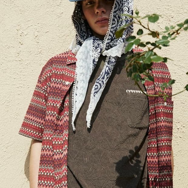 펜필드 자수 스카프