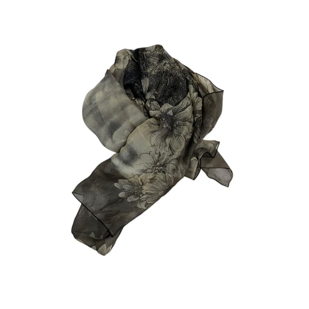 Flower graphic 그래픽 스카프