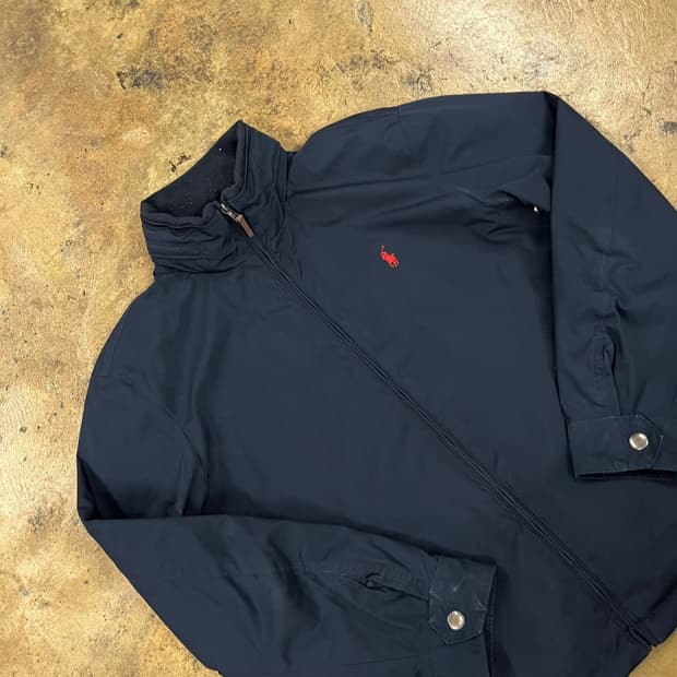 [정품/M] 폴로 랄프로렌 네이비 바람막이 점퍼 b18