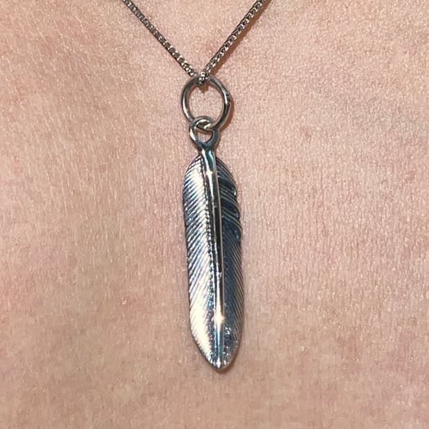 빈티지 페더 네크리스 / 남자목걸이 여자목걸이 크롬하츠무드
