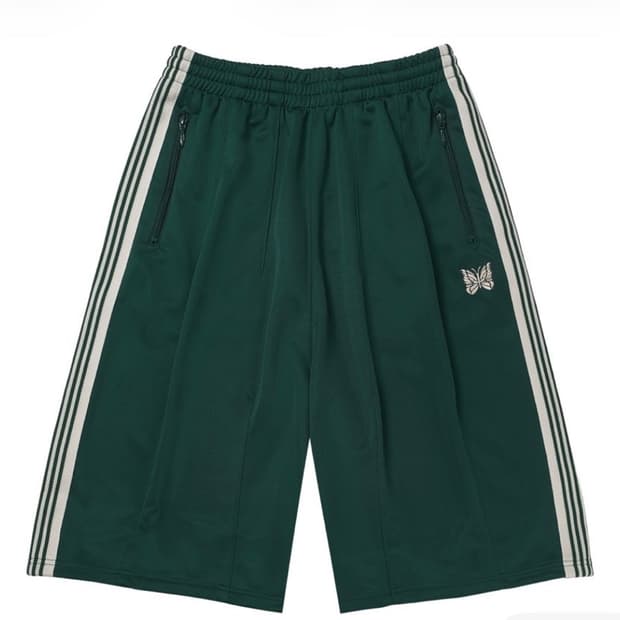 니들스 x LHP 트랙 쇼츠 폴리 스무스 그린