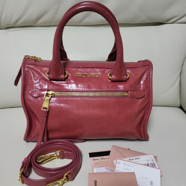 미우미우 토트백 정품 