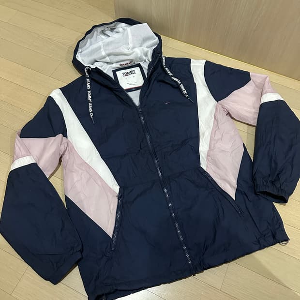 타미힐피거 타미진스 컬러블록 바람막이 M