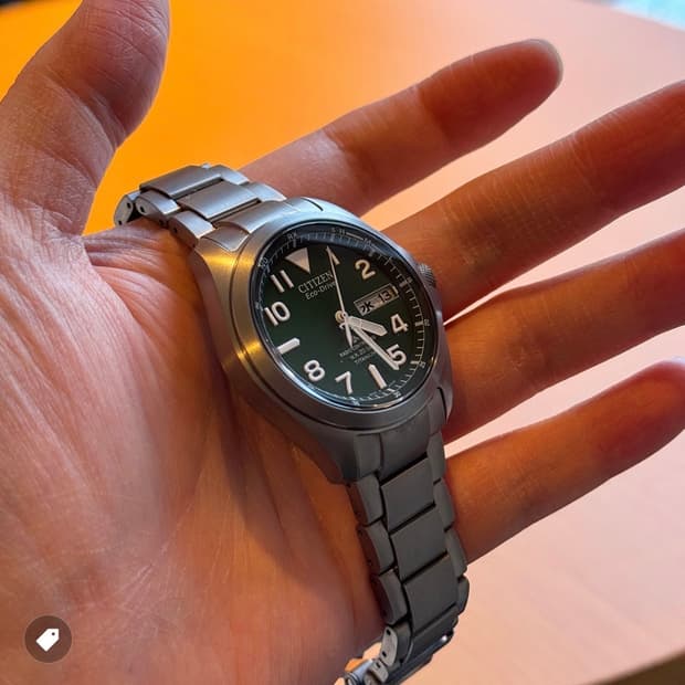 시티즌 PMD56-2951 녹판 슈퍼티타늄