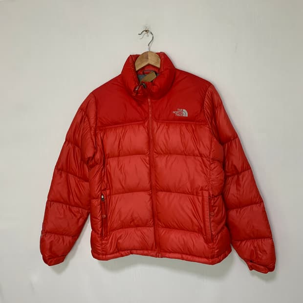 노스페이스 빈티지 700 레드 숏패딩 90사이즈