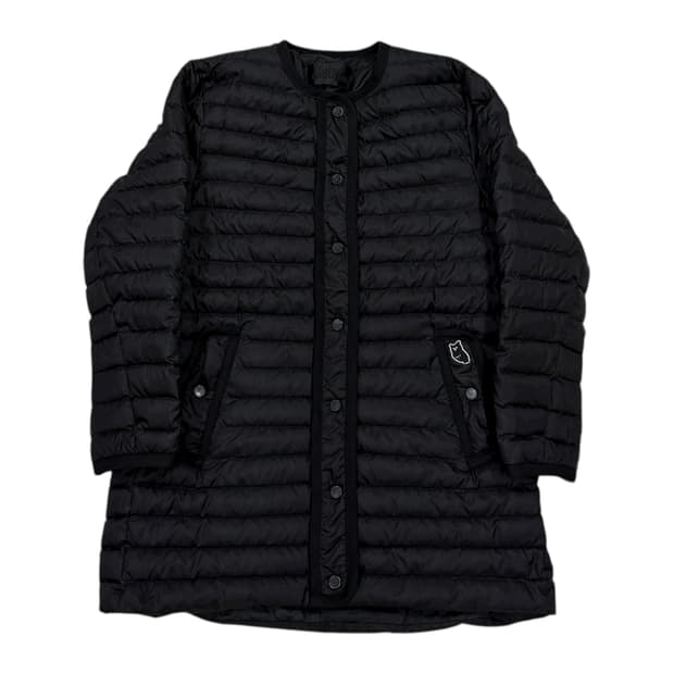 럭키슈에뜨 블랙 롱 경량 패딩 자켓 36