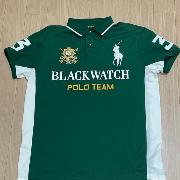 폴로 빅포니 블랙와치 카라티