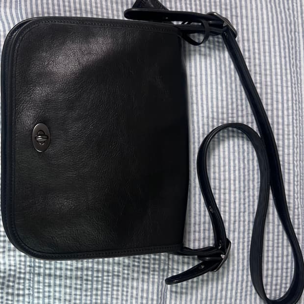 LOTOCO 레더 박스 백 LEATHER BOX BAG