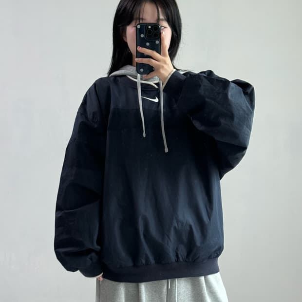 나이키 네이비 오버핏 웜업