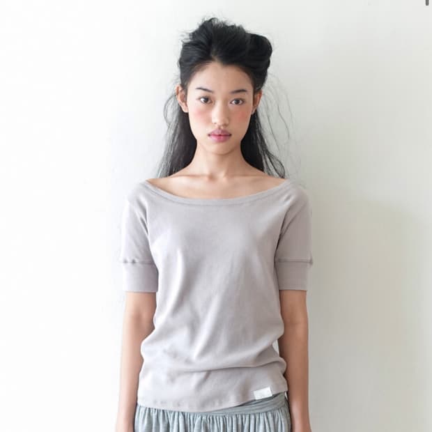 샵페어리 rib half top (greyish beige)