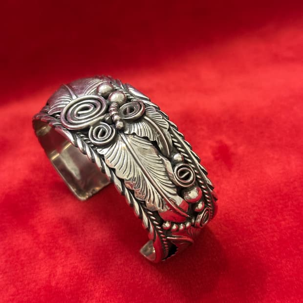 Wind Tribe Sterling Bracelet Bangle