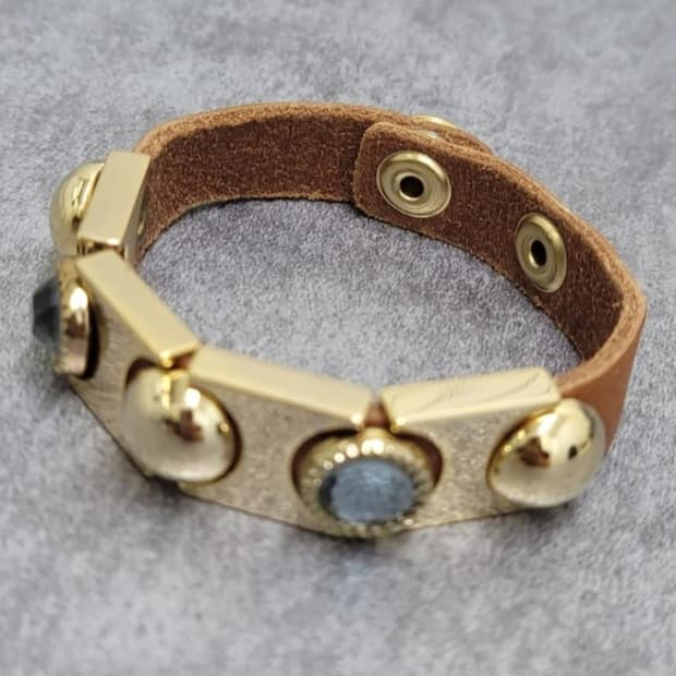 vintage leather bracelet
