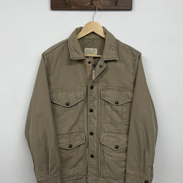 [M] 폴로 랄프로렌 진스 베이지 코튼 헌팅 필드 자켓