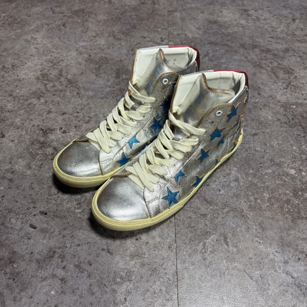 생로랑 스타패치 스니커즈 42 에디슬리먼