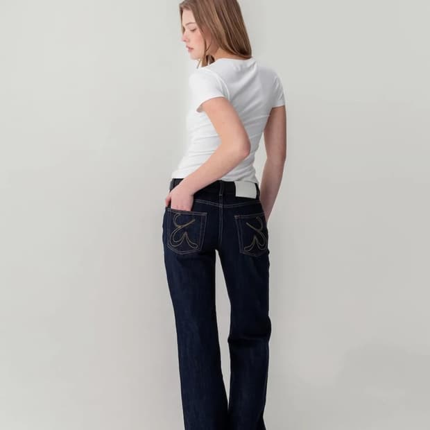 글로니 THE RODEO JEANS (DEEP BLUE）