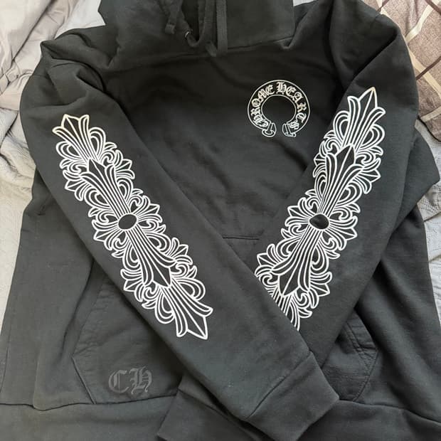 크롬하츠 플로랄 후드티 xl