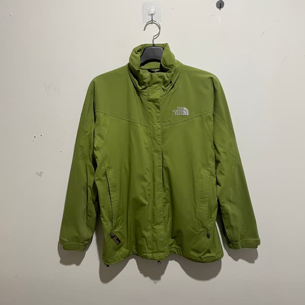 노스페이스 고어택스 자켓 그린