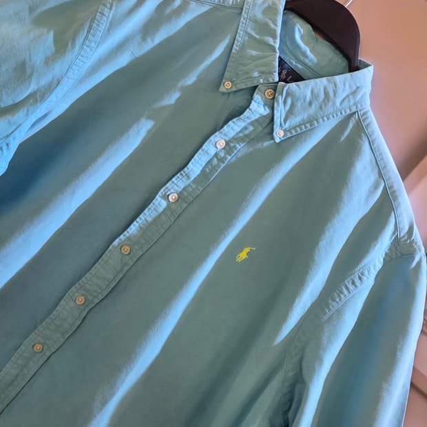 POLO 폴로 스카이블루 반팔셔츠