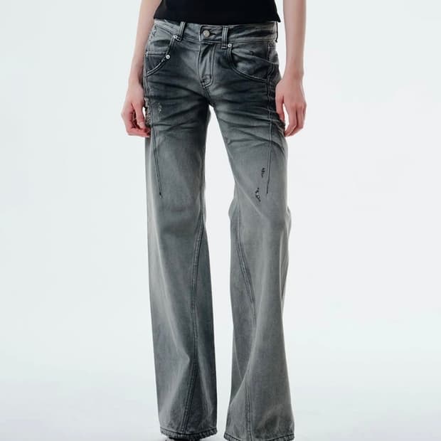 2000아카이브스 INES JEANS (GREY)