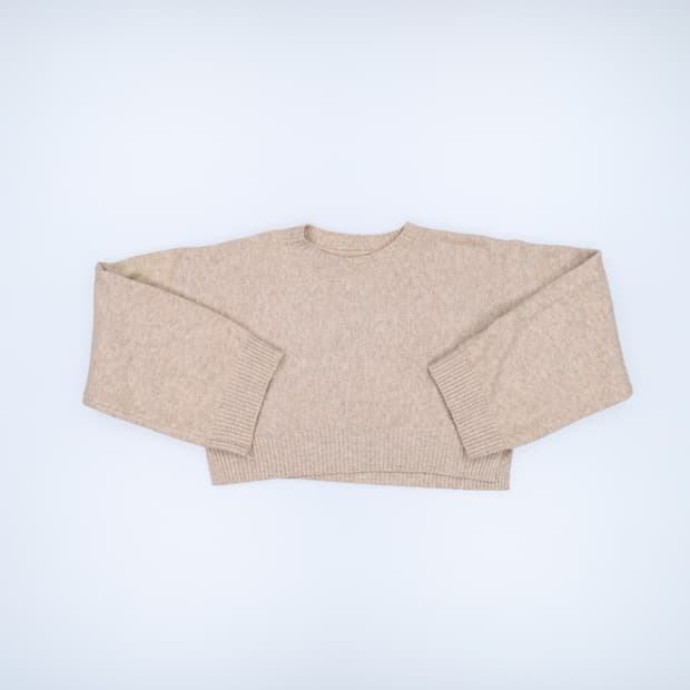 [55정도] 빈티지 여성 크롭 니트 0119H1