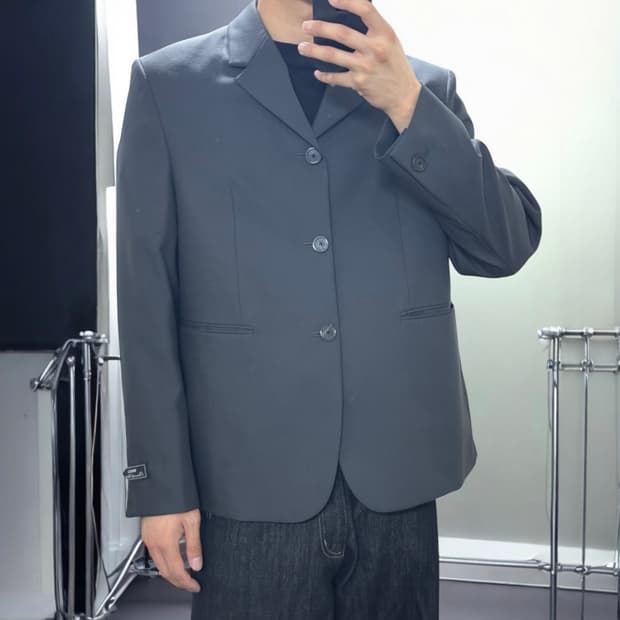 MNGU 미니멀 쓰리버튼 블레이저